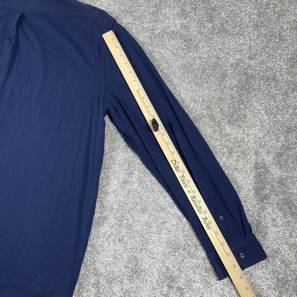 Ralph Lauren Button Down Shirt Mens Extra Large Knit Oxford Dress Shirt Cotton - Picture 14 of 15